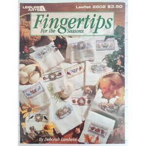 Leisure Arts Fingertips for the Seasons Cross Stitch Patterns Wreaths, Easter